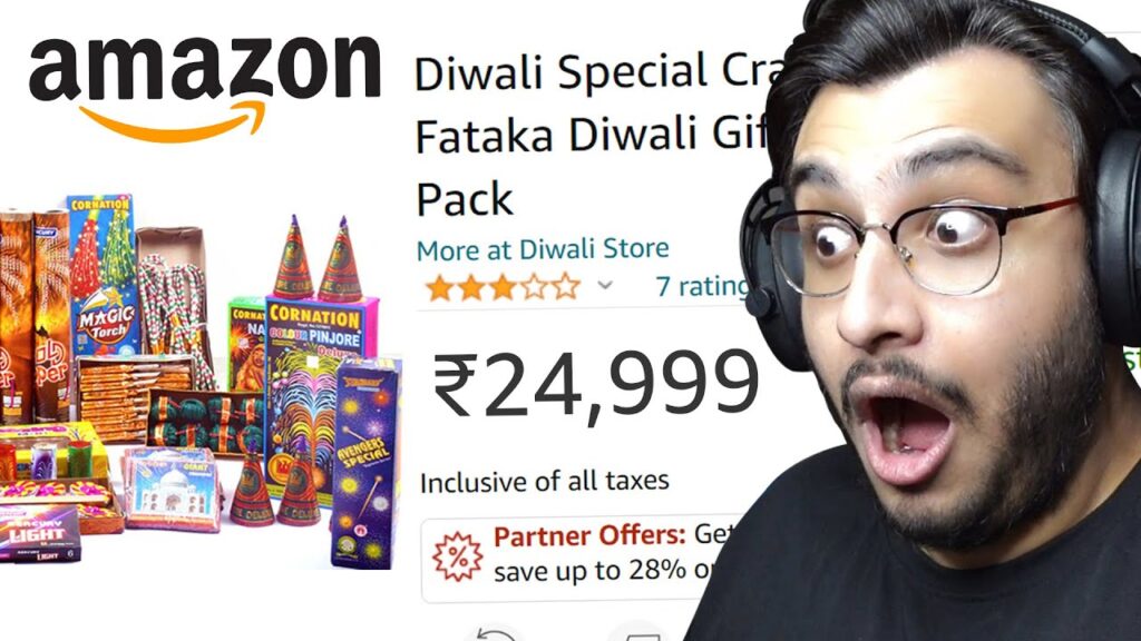 I BOUGHT DIWALI CRACKERS FROM AMAZON